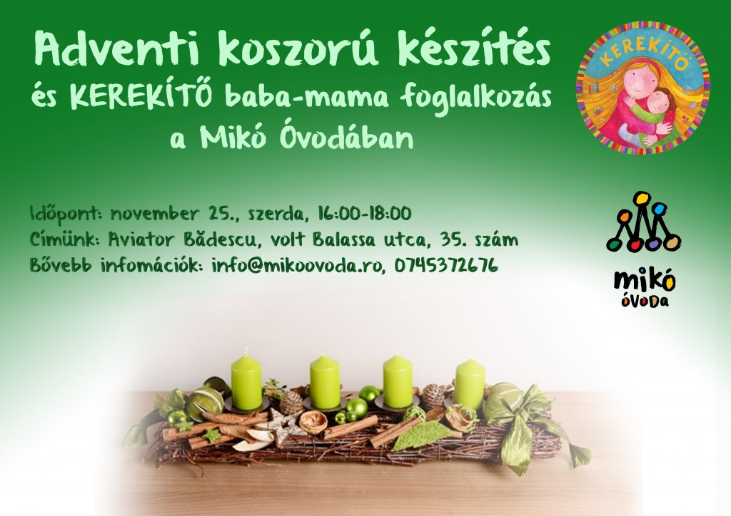 adventi koszoru keszites